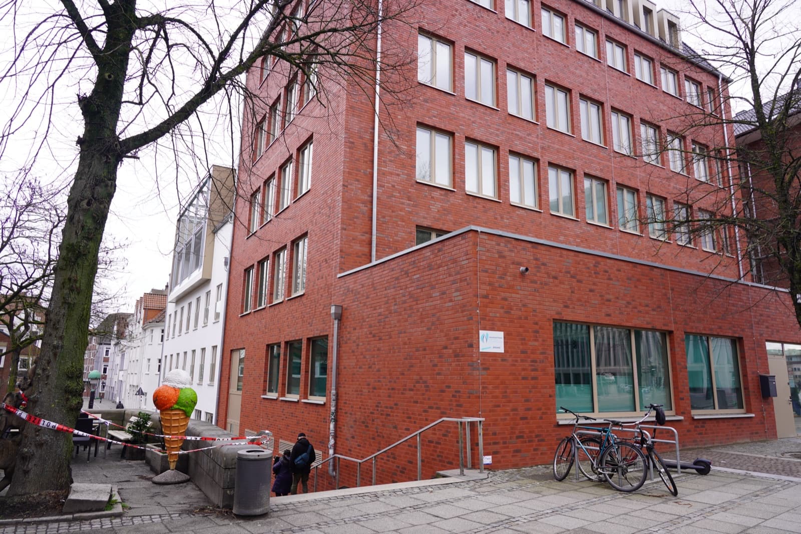 Gebäude der Frauenarztpraxis an der Hohe Straße 6/7, Bremen